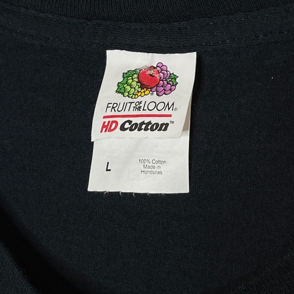 Halloween T-shirt Mean Green Pumpkin Face Scary Road Haunted House Bats Size L - Picture 5 of 6